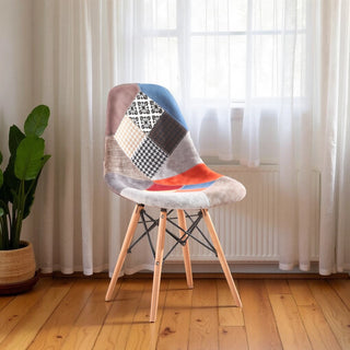 Eames Replica Patchwork Chair - Multicolor