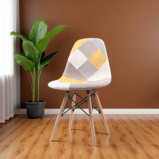 Eames Replica Patchwork Chair - Yellow