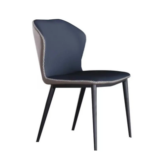 Maya Dining Chair with Metal Legs - Grey
