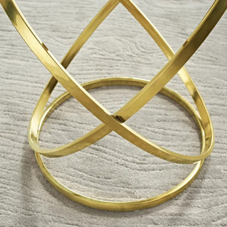 SOLITAIRE Side Table With Marble Top.