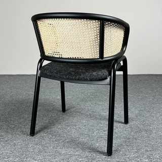 Milan Dining Chair With Metal Legs - Grey