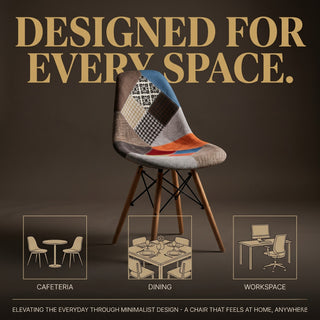 Eames Replica Patchwork Chair - Multicolor