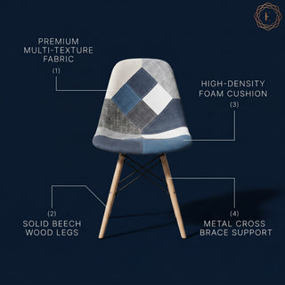 Eames Replica Patchwork Chair - Multicolor