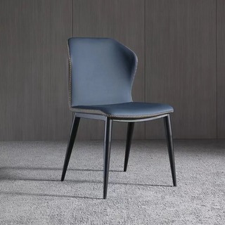 Maya Dining Chair with Metal Legs - Grey