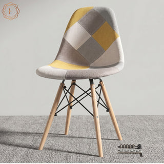 Eames Replica Patchwork Chair - Yellow