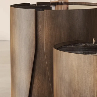 BARLAD Round Set of 2 Sturdy Center Table.