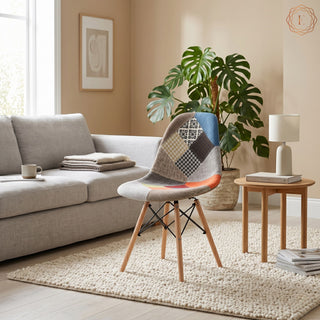 Eames Replica Patchwork Chair - Multicolor