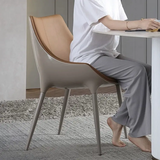 Lecco Mid Back Chair  -  CREAM