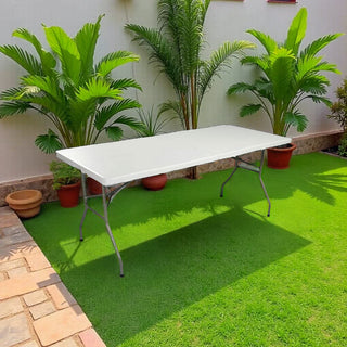 1.8 Meter Portable Folding HDPE Outdoor Picnic Garden Table - White