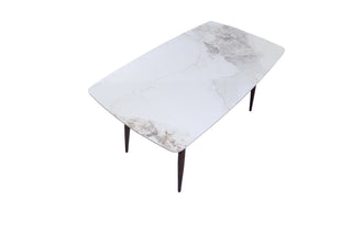 Marble Dining Table With Six Seater (Do-It-Yourself))