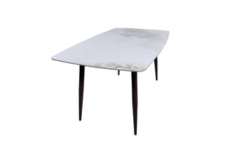 Marble Dining Table With Six Seater (Do-It-Yourself))