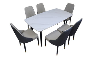 URBANCART  6 Seater Dinner Table for Dining and Living Room Furniture (Do-It-Yourself))
