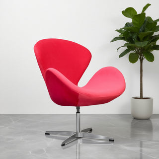 Siri Accent Fabric Upholstered Lounge Chair - Pink