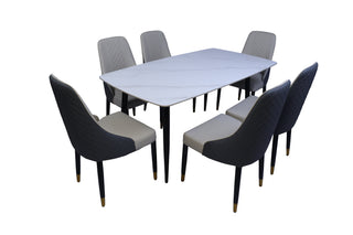 URBANCART  6 Seater Dinner Table for Dining and Living Room Furniture (Do-It-Yourself))