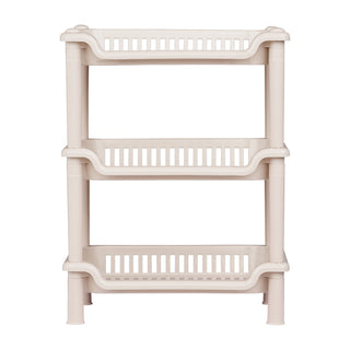 3-Layer Plastic Kitchen Storage Basket Rack