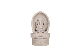 Cave Ganesha Sandstone Fountain