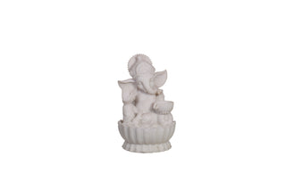 Ganesha Trunk Small Sandstone Fountain