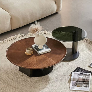HEROICA Center Table with Wooden Top.