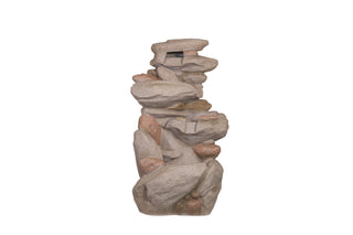 Zig-Zag Curtain Stony Natural Sandstone Water Fountain