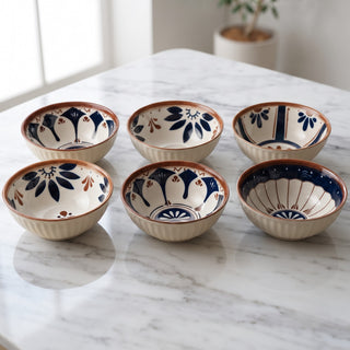 Spring Blossom Ceramic Bowl Set for Kitchen & Dining Microwave Safe
