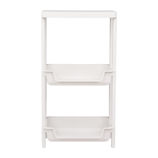 Plastic Multipurpose Storage Organizer Rack - Grey