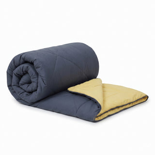 Epicasa Reversible Comforter | 200 GSM Thermal Bonded Fill | 110 GSM Micro Peach Fabric | All Season AC Quilt | Diamond Quilted | Lightweight Duvet Blanket for Home Bedroom |