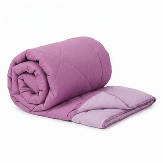 Epicasa Reversible Comforter | 200 GSM Thermal Bonded Fill | 110 GSM Micro Peach Fabric | All Season AC Quilt | Diamond Quilted | Lightweight Duvet Blanket for Home Bedroom |