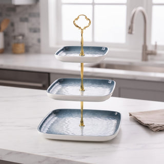Serving 3 Tier Tray for Cake & Desserts Tiered Cake Stand