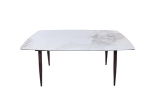 Marble Dining Table With Six Seater (Do-It-Yourself))