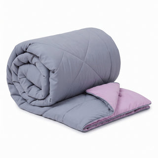 Epicasa Reversible Comforter | 200 GSM Thermal Bonded Fill | 110 GSM Micro Peach Fabric | All Season AC Quilt | Diamond Quilted | Lightweight Duvet Blanket for Home Bedroom |