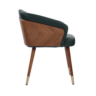 Zurich Leather Dining Chair - Green