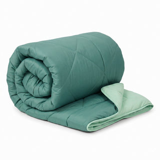 Epicasa Reversible Comforter | 200 GSM Thermal Bonded Fill | 110 GSM Micro Peach Fabric | All Season AC Quilt | Diamond Quilted | Lightweight Duvet Blanket for Home Bedroom |