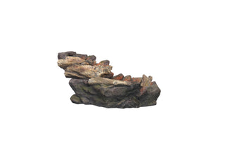 Natural Rock & Log Cascade Fountain
