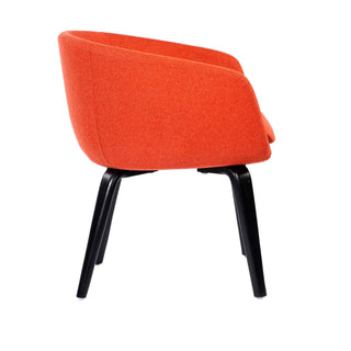 Emilia Modern Lounge Chair - Orange