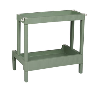 2-Tier Plastic Storage Trolley