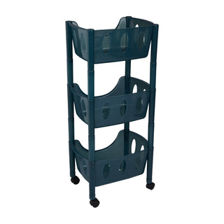 3-Tier Transparent Kitchen Storage Rack Organizer