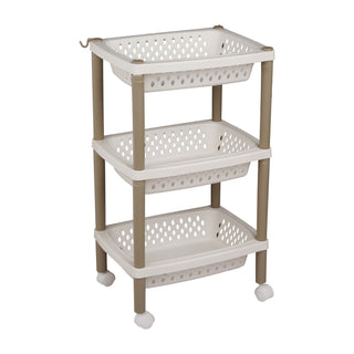 Utility Storage Trolley With Wheels