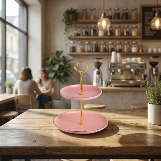 Round Serving Tray for Cake & Desserts Stand