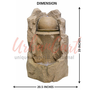 Flowing Water Curtain Ball Fountain