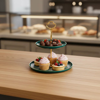 Round Serving Tray for Cake & Desserts Stand