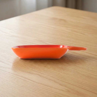 Ceramic Serving Platter with Handle Microwave & Dishwasher Safe