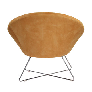 Chelsea Lounge Chair with fabric and Sturdy Metal Frame