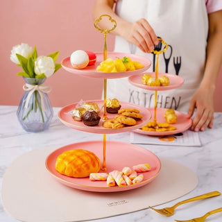 Round Serving Tray for Cake & Desserts Stand