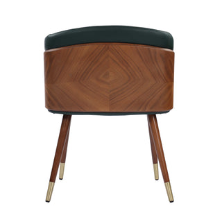 Zurich Leather Dining Chair - Green