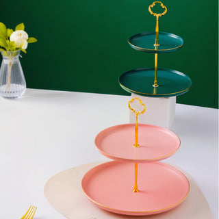 Round Serving Tray for Cake & Desserts Stand