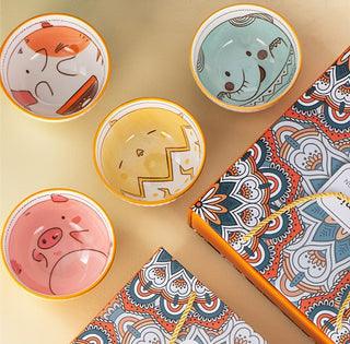 Candy Pop Ceramic Bowl Set for Kitchen & Dining Microwave Safe