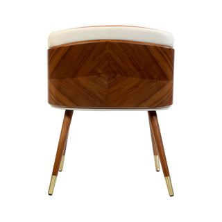 Zurich Wood Finish Dining Chair - Tan