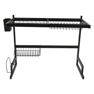 Drying Rack Stainless Steel  2 Tier – Black