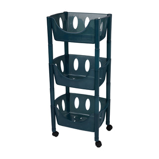 3-Tier Transparent Kitchen Storage Rack Organizer