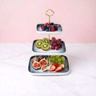Serving 3 Tier Tray for Cake & Desserts Tiered Cake Stand